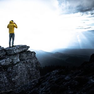 Alone View Yellow Person Only
